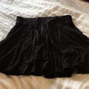 Black skater skirt
